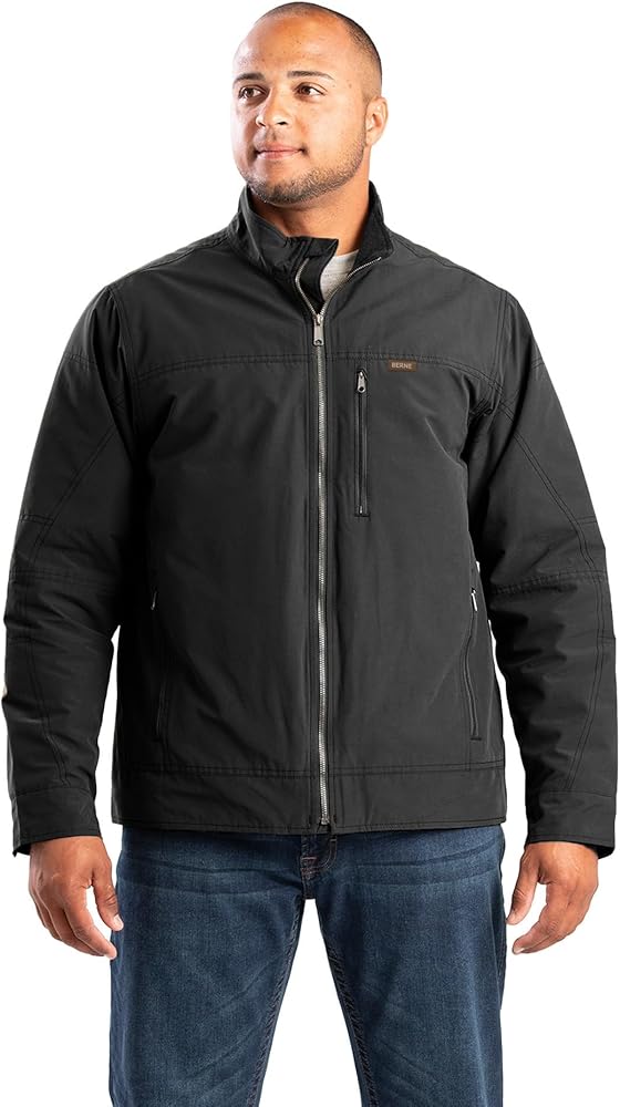 Amazon.com: Berne Men's Highland Quilt-Lined Micro-Duck Jacket, X